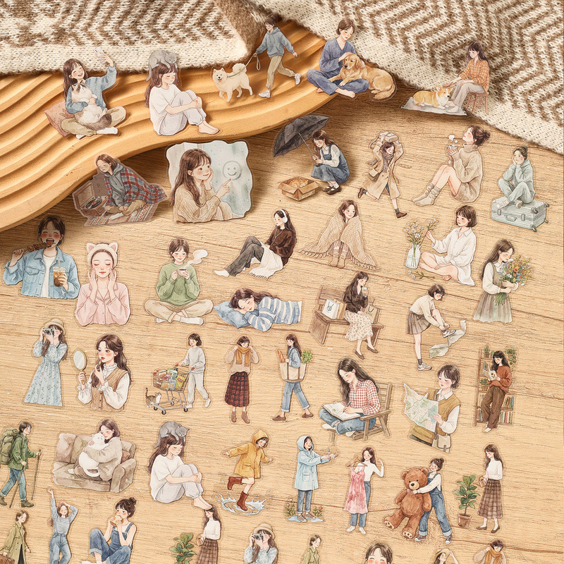 Embellishments For Scrapbooking - 1 confezione/20 pezzi di adesivi quotidiani