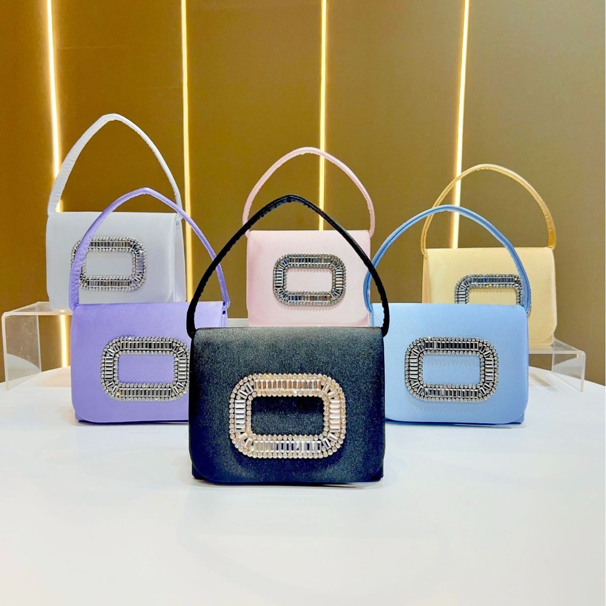 Mini borsa quadrata di lusso B - Tassel Fringe Trim recensione e prezzo