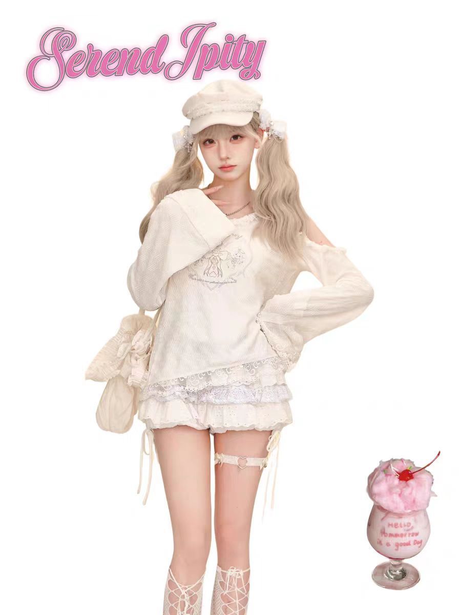Set da due pezzi in stile Kawa - Elastic Lace Trim recensione e prezzo