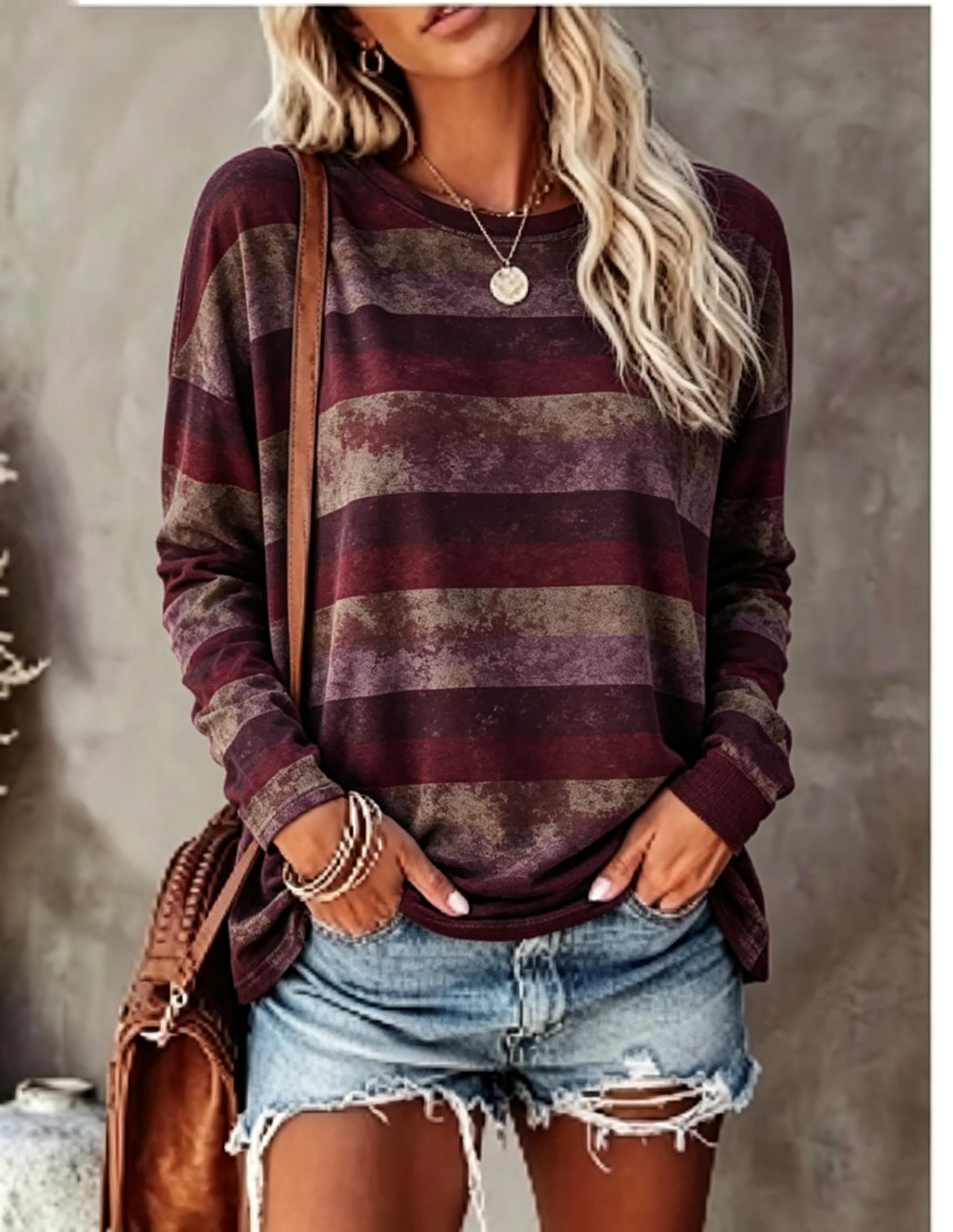 Maglietta a Maniche Lunghe da  - Embellish Knit recensione e prezzo