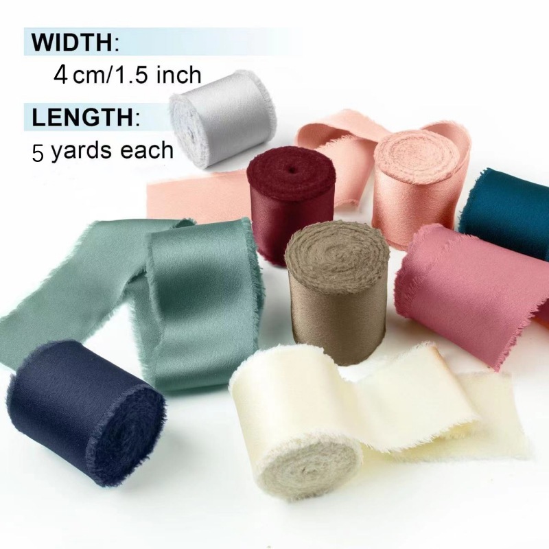 Nastro in raso di seta, 3 roto - Organza Ribbon Spool recensione e prezzo